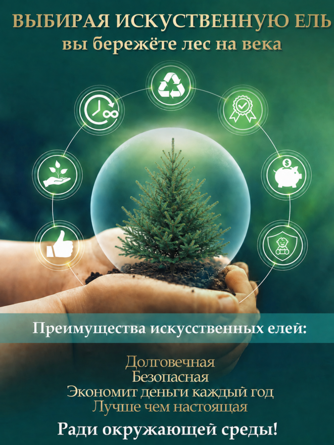 Ель искусственная Царь Елка Норвежская 240 см